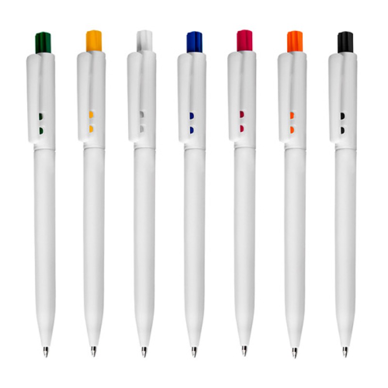 Caneta Branca Personalizada