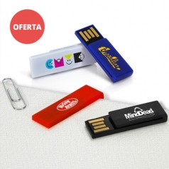 Pen Drive Clip de Plástico Personalizado