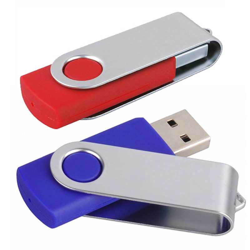 Pen Drive 8 GB Giratório Para Brindes