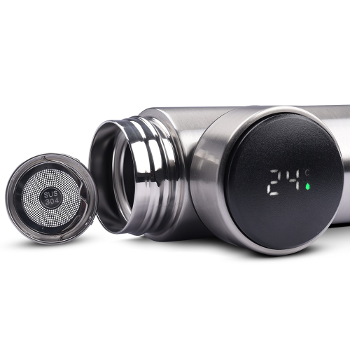 Garrafa Térmica de Inox 450 ml Personalizada Com Display de Led