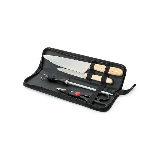 Kit Churrasco 4 Peças Personalizado Com Logo Para Brindes