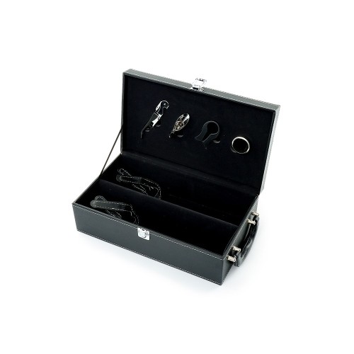 Kit Vinho 4 Peças Personalizado Com Maleta