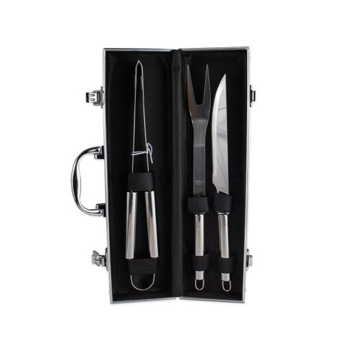 Kit Churrasco 3 Peças Personalizado com Logotipo da Empresa