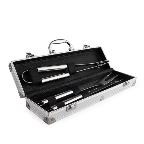Kit Churrasco 3 Peças Personalizado com Logotipo da Empresa