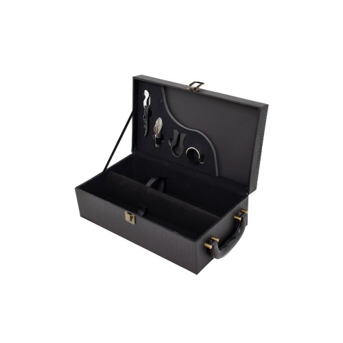 Kit Vinho 4 Peças Personalizado Com Estojo