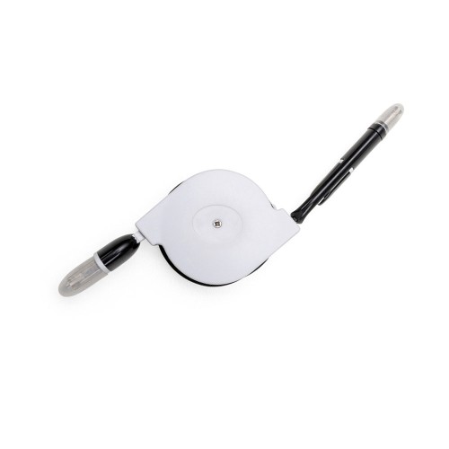 Cabo de Dados Retrátil 3 em 1 Personalizado Para Brindes