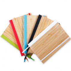 Caderneta Bambu Personalizada com Logo