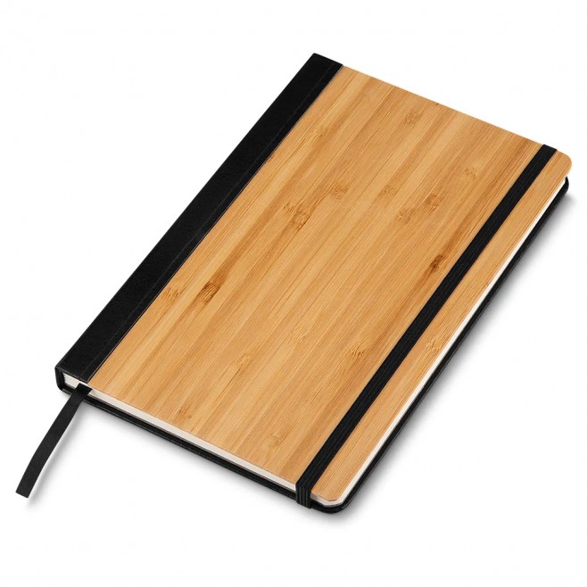Caderneta Bambu Personalizada com Logo