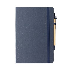 Caderneta Fibra de Arroz com Caneta Personalizada