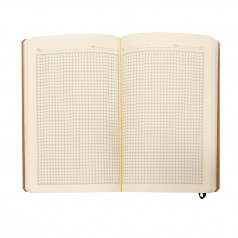 Caderno Ecológico Kraft Com Folhas Quadriculadas Personalizado