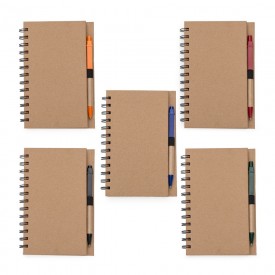 Caderno Para Anotação Ecológico Personalizado Com Post-it