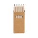 Caixa de Cartão com 6 mini Lápis de Cor Promocional