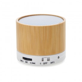Caixa de Som Multimídia em Bambu Personalizada 