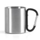 Caneca Aço Inox Com Alça Mosquetão Personalizada Caneca Aço Inox Com Alça Mosquetão Personalizada