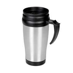 Caneca Inox 400 ml Com Parte Interna em PVC