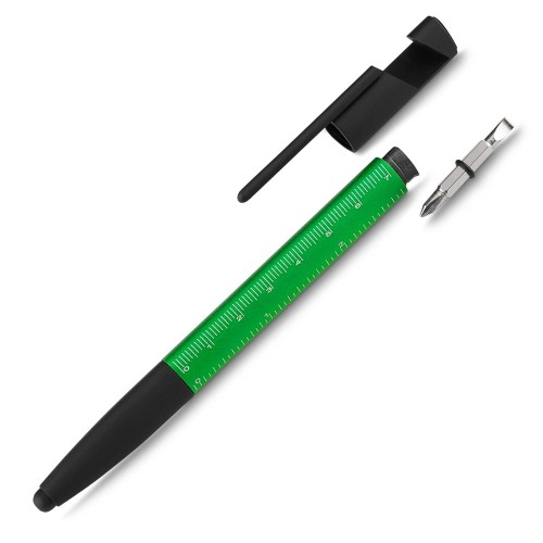 Caneta Com Régua Touch e Suporte Para Celular Personalizada