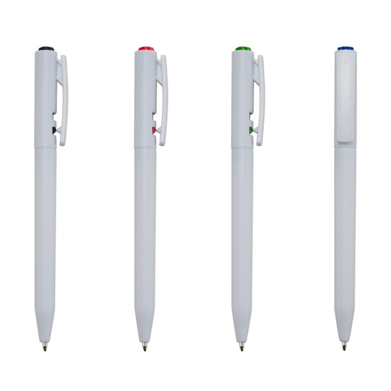 Caneta Esferográfica em Plástico com Logotipo