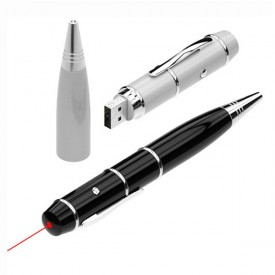 Caneta Pen Drive Com Laser Point Personalizada
