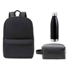 Conj. Mochila, Necessaire E Garrafa - 3 Pçs Personalizado