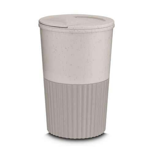 Copo Plástico de 400ml ComTampa Personalizado