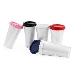Copo Plástico Duplo 400ml Personalizado