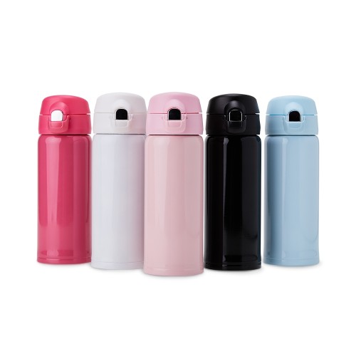 Garrafa Térmica Inox 400ml Personalizada Nome Para Brindes