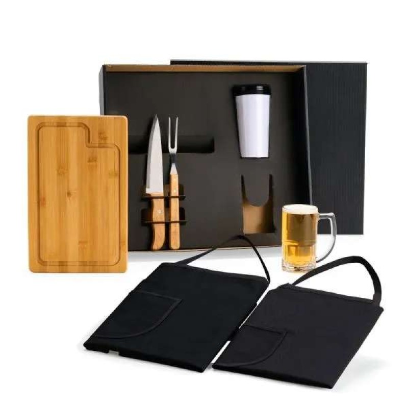 Kit Churrasco / Cerveja 7 peças Personalizado 