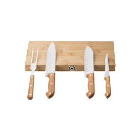 Kit Churrasco com Estojo de Madeira Personalizado