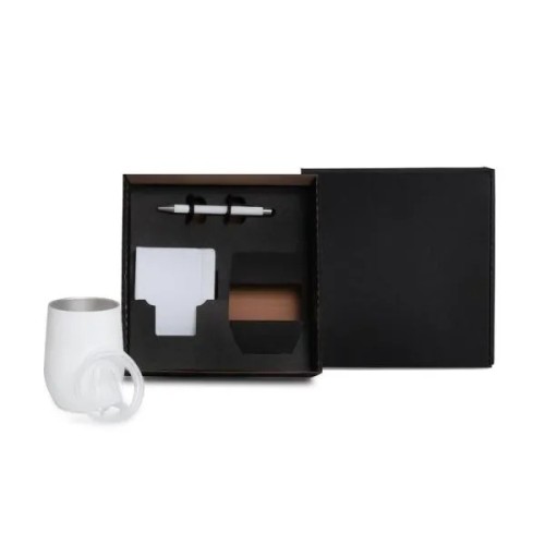 Kit Copo Térmico e Acessórios 3 Peças Personalizado 