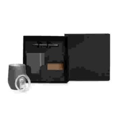 Kit Copo Térmico e Acessórios 3 Peças Promocional