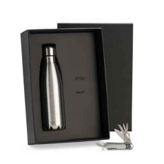 Kit Garrafa E Canivete 11 Funções para Brindes