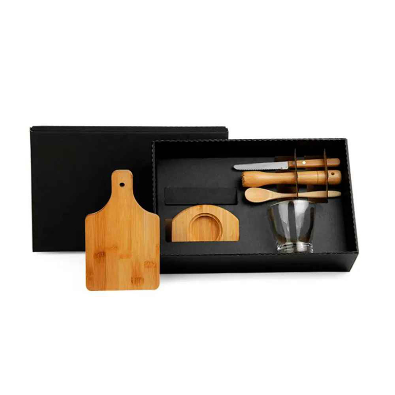 Kit Para Caipirinha 6 Peças Em Bambu Personalizado