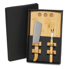 Conjunto de Utensílios Com 3 Peças Para Churrasco Personalizado