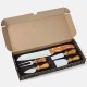 Kit Queijo e Faca Santoku Em Inox Personalizado 