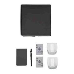 Kit Whisky e Jogos 6 Pçs Personalizado 