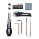 Lanterna com Kit Ferramentas 15 Peças Personalizada Para Brindes Lanterna com Kit Ferramentas 15 Peças Personalizada Para Brindes