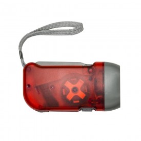 Lanterna Plástica Com Dínamo Personalizada Para Brindes