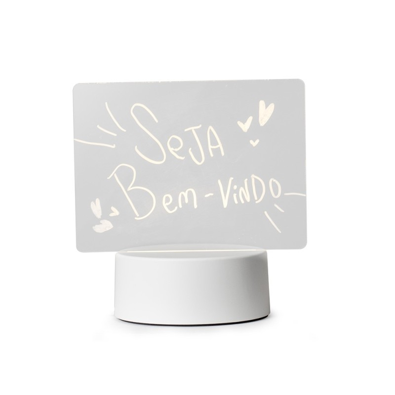 Lousa Luminária Personalizada com Logotipo