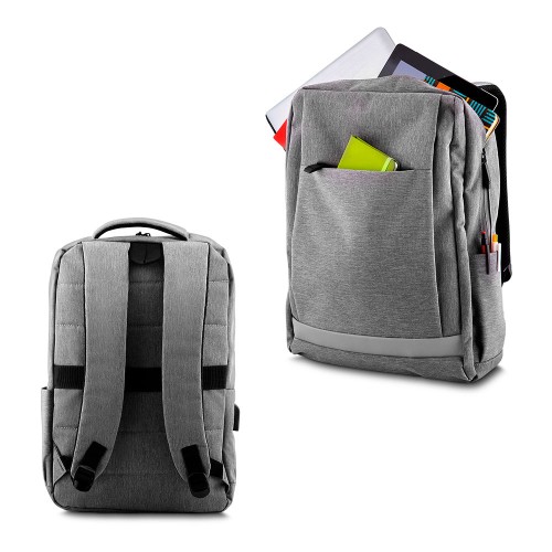 Mochila Para Notebook Com Conector USB e P2 Personalizada 