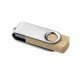 Pen Drive de Bambu Personalizado Giratório Pen Drive de Bambu Personalizado Giratório