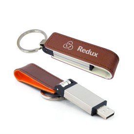 Pen Drive de Couro 32GB Personalizado