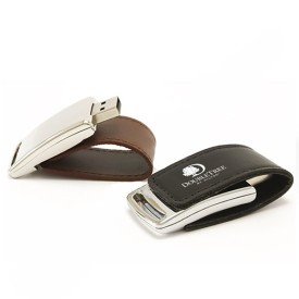 Pen Drive de Couro 4GB Personalizado