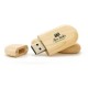 Pen Drive de Madeira Oval