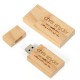 Pen Drive de Madeira Personalizado 4GB