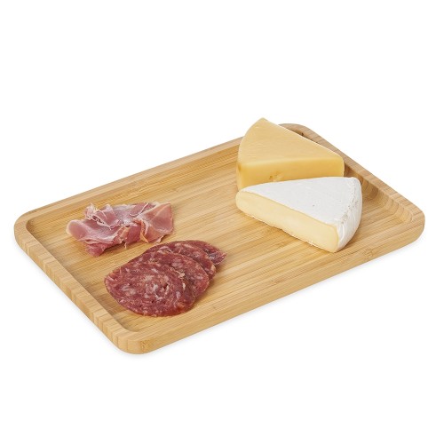 Petisqueira de Bambu Retangular 30 x 20cm Personalizada