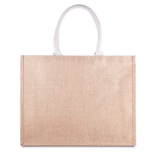 Sacola em Algodão Cru e Juta Personalizada