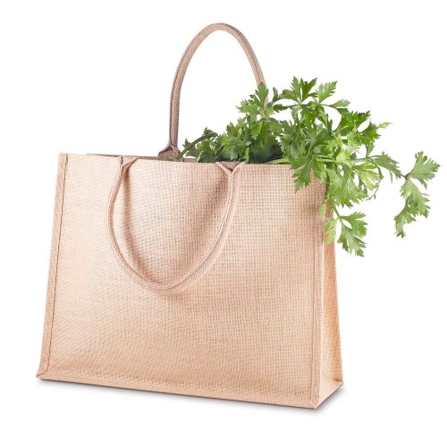 Sacola em Juta Personalizada com Logotipo