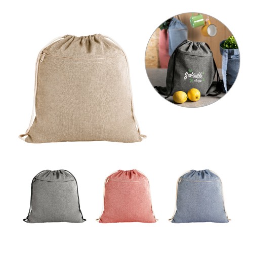Sacola Tipo Mochila Personalizada Com Logo