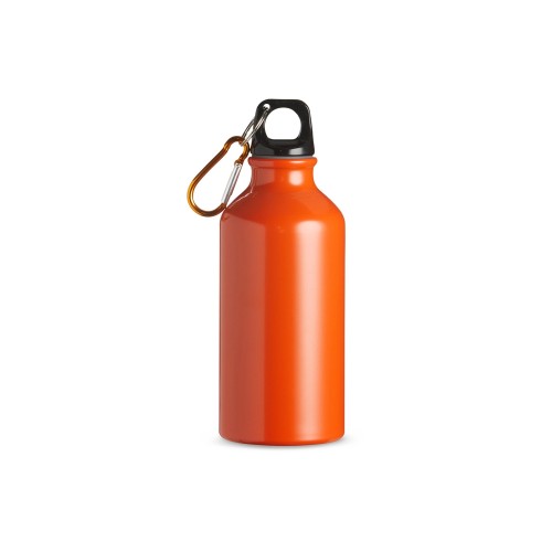 Squeeze Alumínio 420ml Personalizado Com Mosquetão