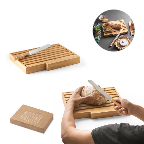 Tábua Para Pão em Bambu Personalizada